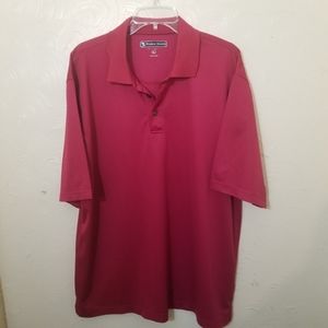 Pebble Beach Polo Shirt Red Size Extra Large